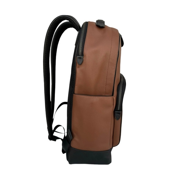 Coach Graham Limited Saddle Brown Calf Leather Full Size Backpack Men’s - Picture 10 of 17